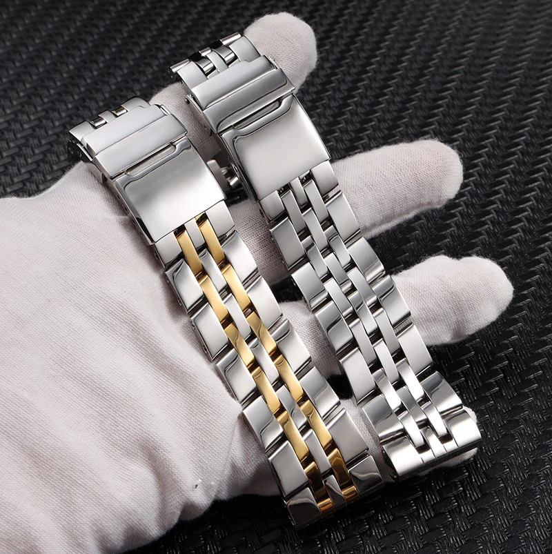 Per Breitling Solido Acciaio Inossidabile Gentleman Business Avengers Super Marine Aviation Timing Watch Strap 20 22 24Mm Accessori
