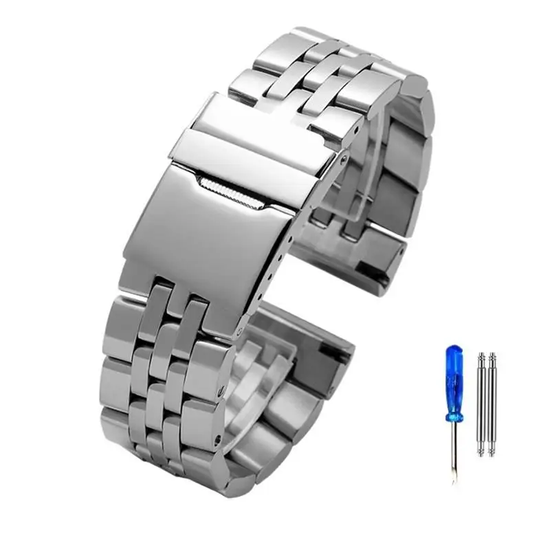 Pcavo Per Breitling Acciaio Inossidabile Avenger Super Ocean Men Sottile Cinturino In Acciaio 22Mm 24Mm