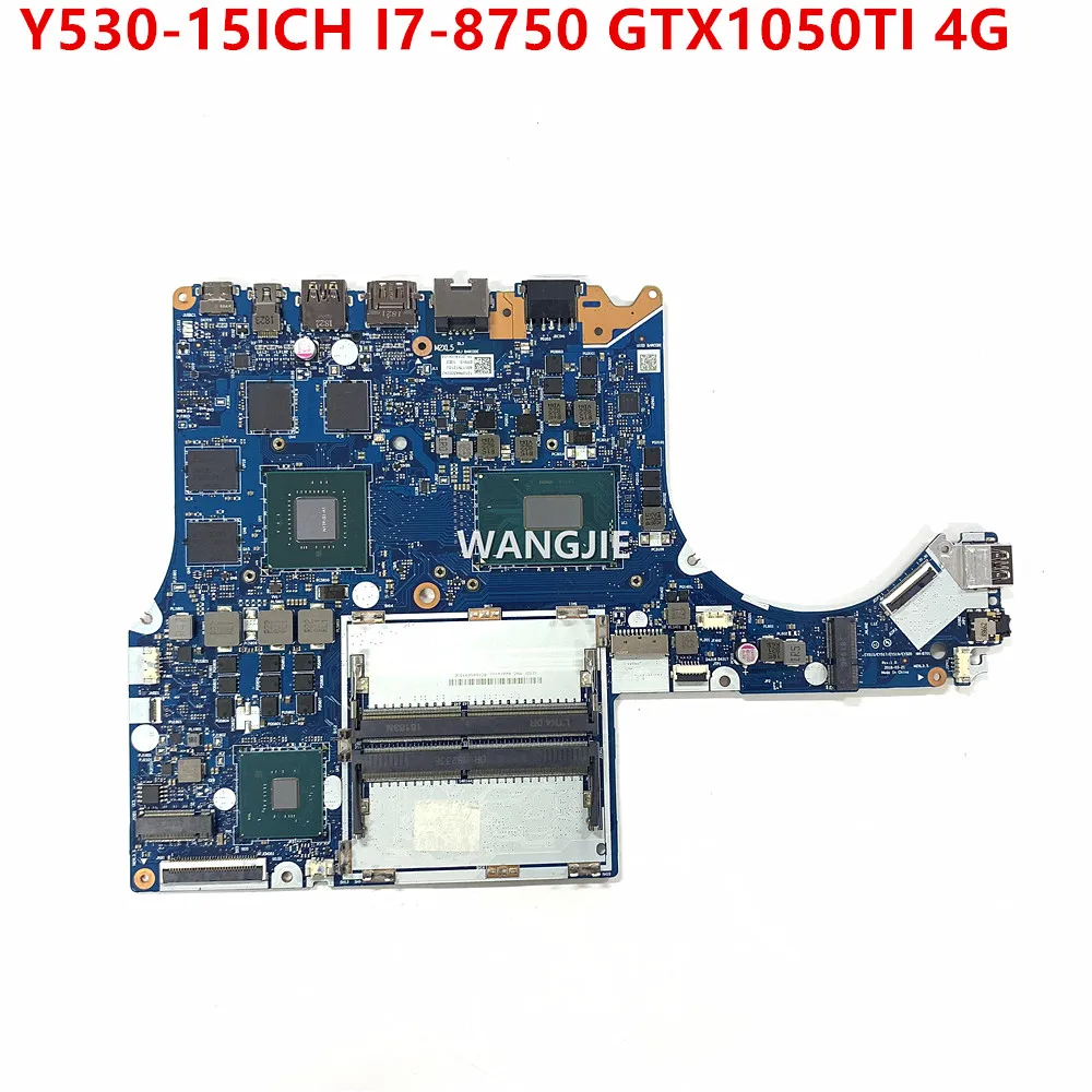 Per Lenovo Legion Y530-15Ich Scheda Madre Del Computer Portatile Muslimex I7-8750 Gtx 1050Ti 4G Ey515/Ey517/Ey519 Ey520 Nm-B701 100% Funzionante