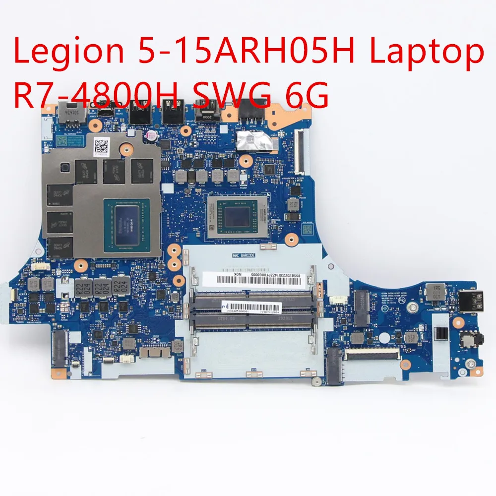 Scheda Madre Per Scheda Madre Per Laptop Lenovo Legion 5-15Arh05H R7-4800H Gtx 1660Ti 6G Muslimate