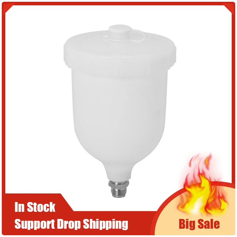 1 Pz Pistola A Spruzzo Tazza Vaso Di Ricambio 600Ml Per Devilbiss Gti / Tekna Pro Pri Flg Nuovo Drop Shipping