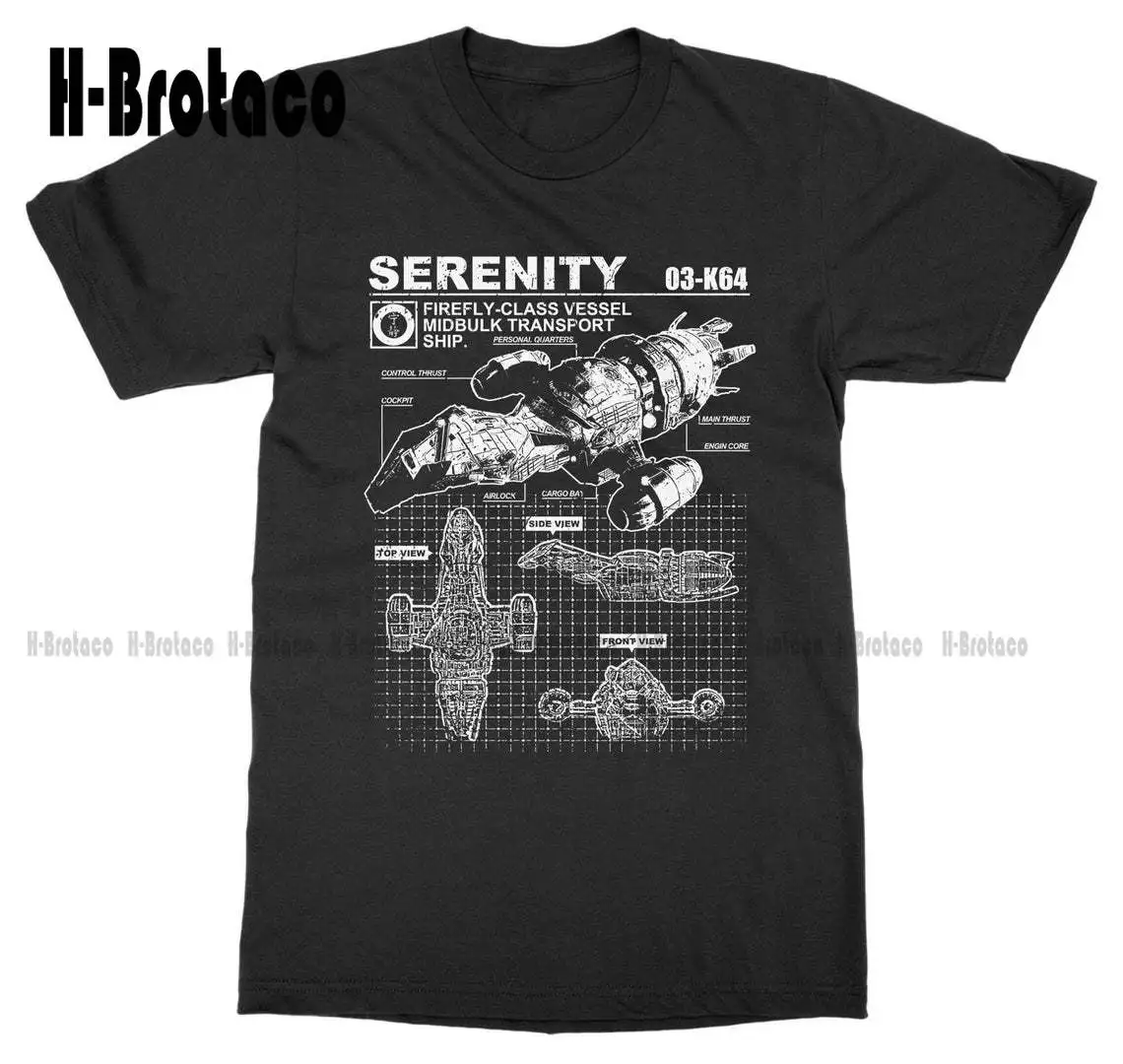 T-Shirt Con Specifiche Firefly Serenity, T-Shirt Classica Firefly Tv Cult, Firefly Serenity Leaf On The Wind. Xs-5Xl
