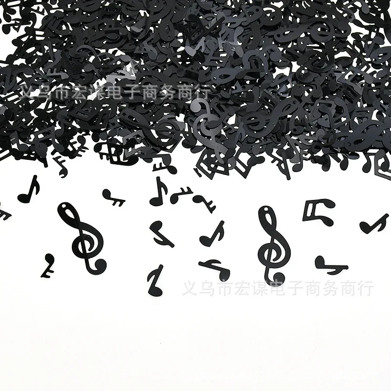 15G Black Musical Notes Confetti Table Scatters Per La Festa Di Compleanno Di Nozze Baby Shower Party Coriandoli Decorazioni Forniture