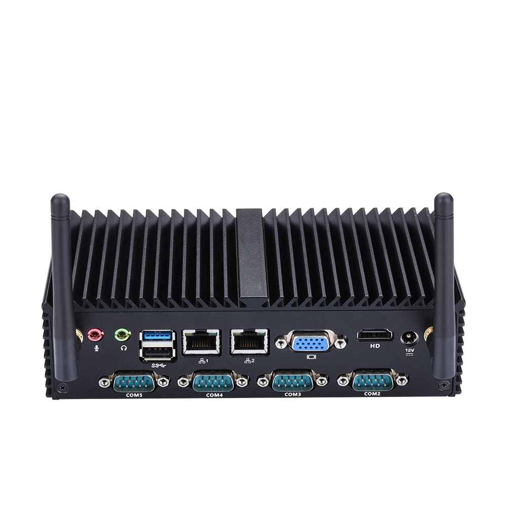 Qotom Mini Pc Industriale Senza Ventola Con Processore Bay Trail N2930 A Bordo Quad Core 1.86 Ghz Ddr3 Ram Msata Ssd