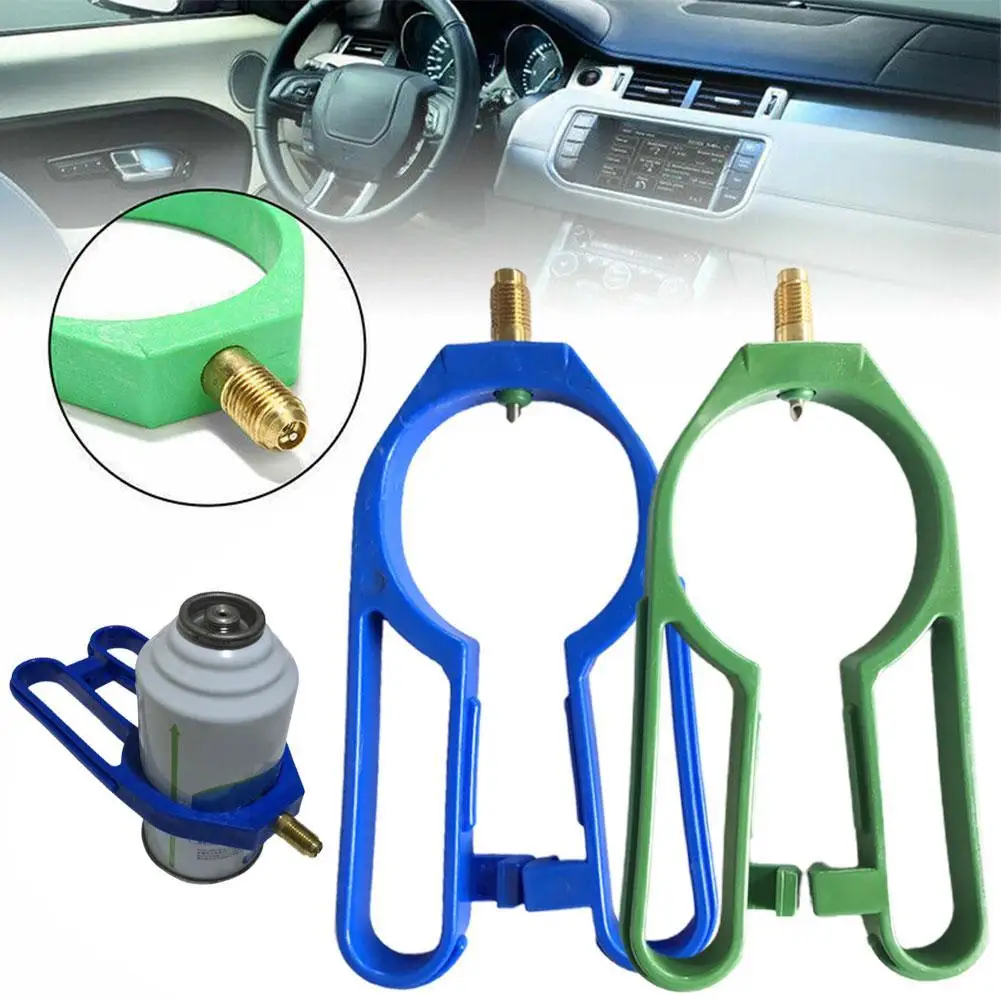 1Pc R134A A/C Gas Di Refrigerazione 2-7/8 "Can Side Quick Tap Taper Con Accessori Per Utensili Per Valvole Da 1/4"