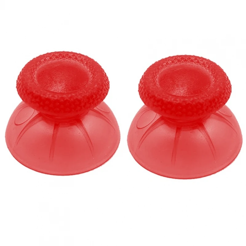 Joystick 2 X Per Sony Ps5 Playstation 5 Controller Analogico Rosso Trasparente # Sony Play Station 5 (Cfi-1015A, Cfi-1016A)