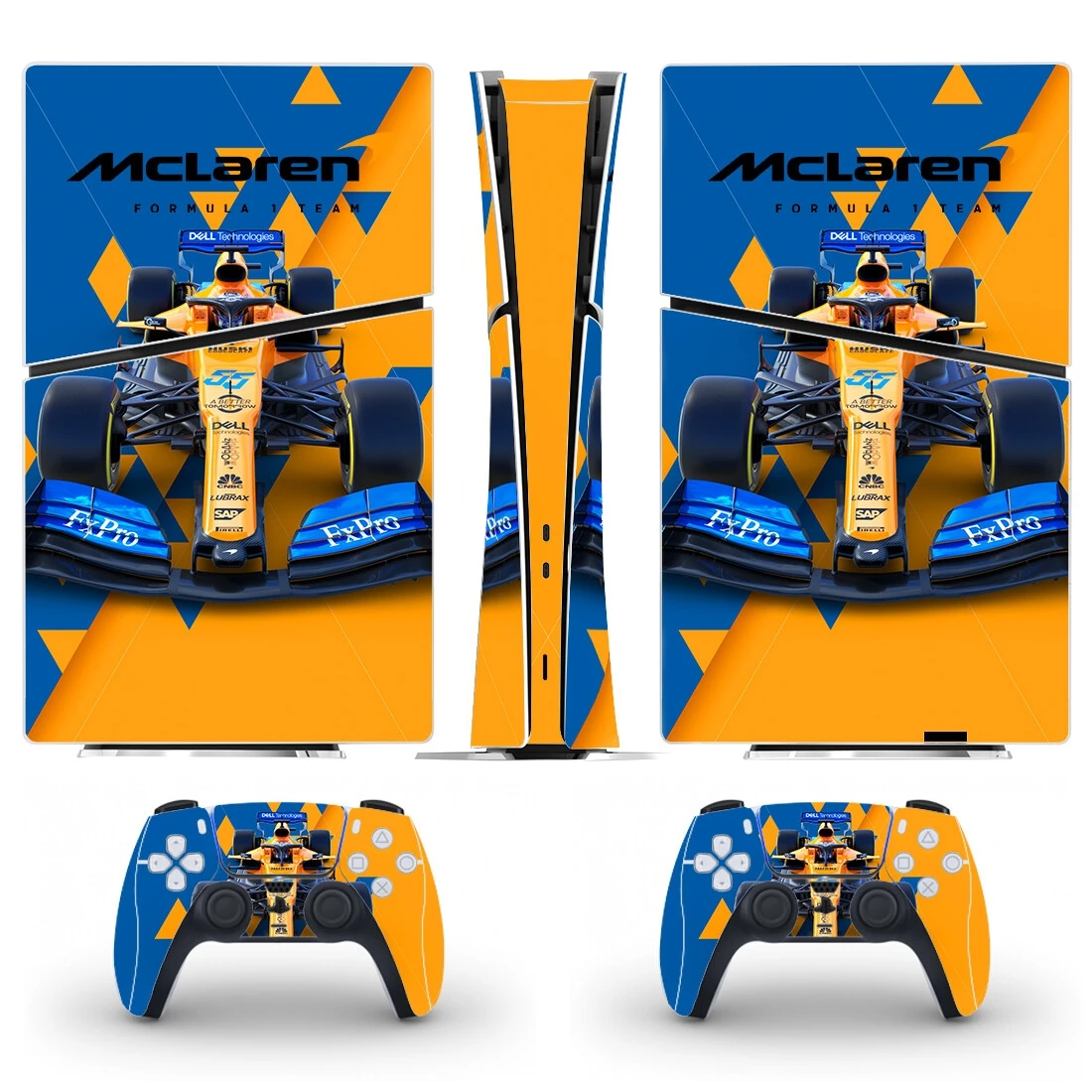 Formula 1 F1 Ps5 Slim Digital Skin Sticker Decalcomania Cover Per Console E 2 Controller Nuovo Vinile Ps5 Slim Skin