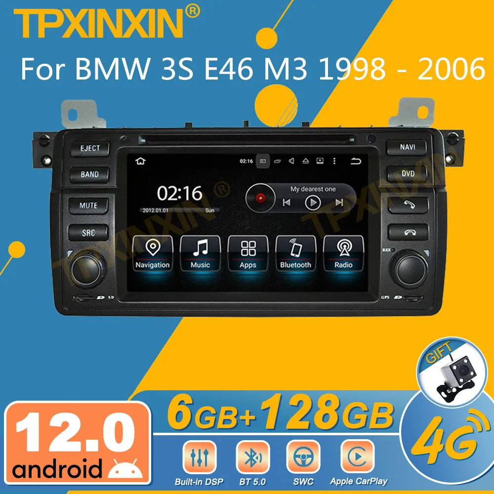Per Bmw 3S E46 M3 1998 - 2006 Autoradio Android Ricevitore Stereo 2Din Autoradio Lettore Multimediale Gps Navi Head Unit Screen
