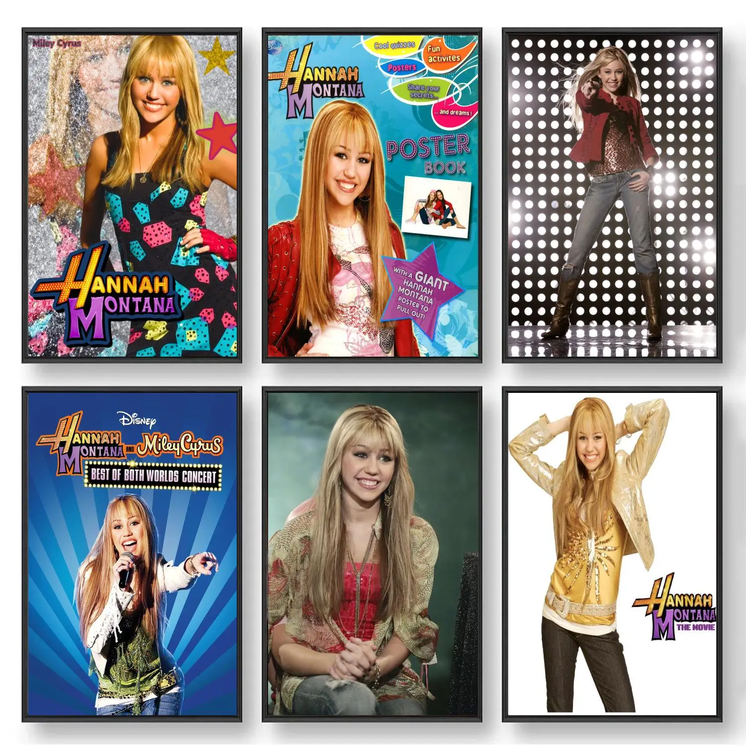 Hannah Montana Poster Pittura Decorativa Su Tela Poster Wall Art Soggiorno Poster Camera Da Letto Pittura