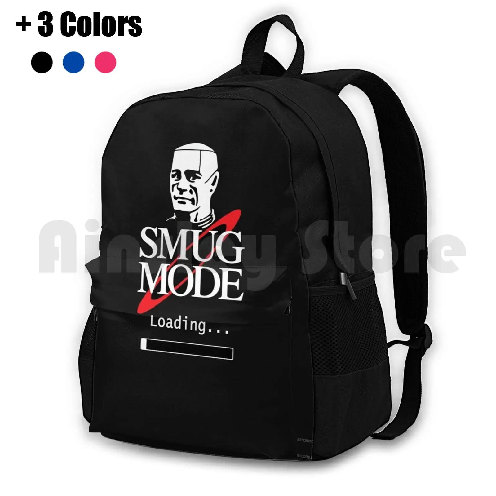 Comar Mode Smeg Head Red Dwarf Kryten Zaino Da Trekking All'Aperto Impermeabile Campeggio Viaggio Smeg Head Better Dead Through Smeg Red