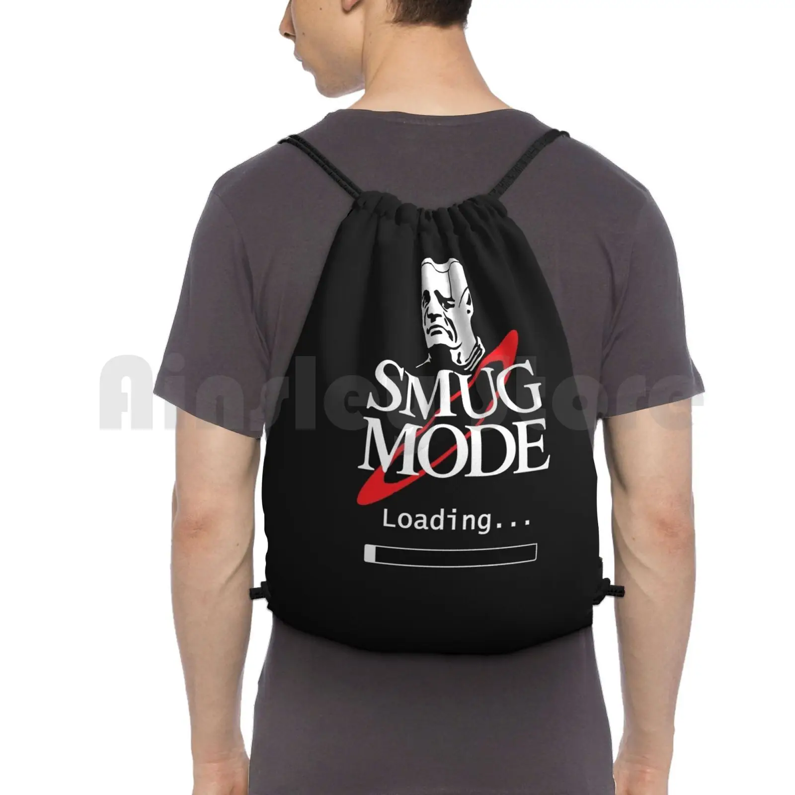 Comar Mode Smeg Head Red Dwarf Kryten Zaino Borse Con Coulisse Borsa Da Palestra Impermeabile Smeg Head Better Dead Rispetto A Smeg Red