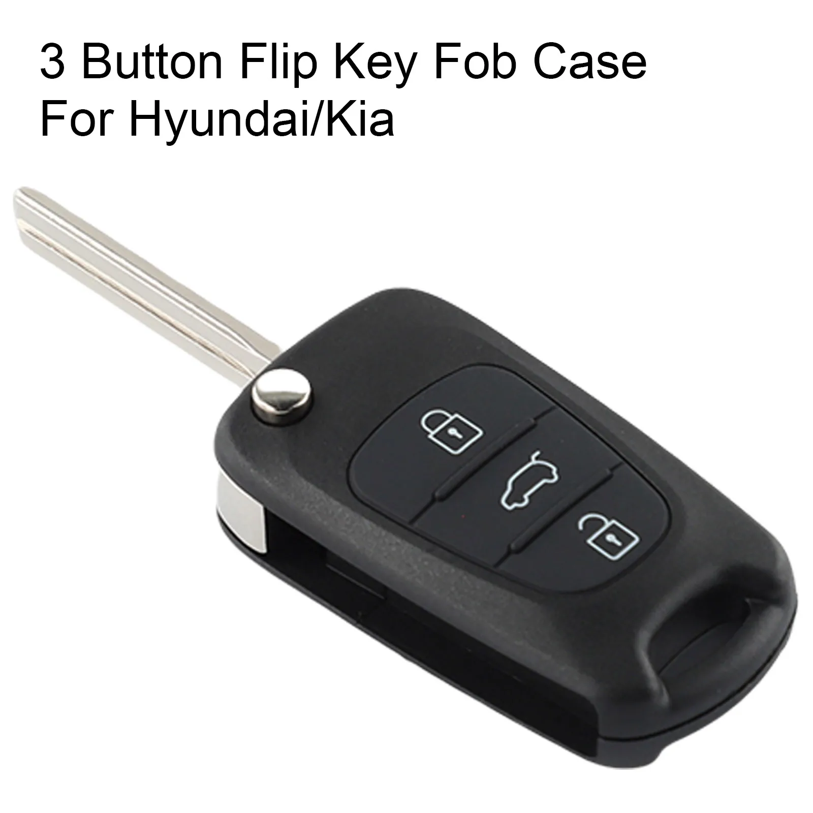 Car 3 Pulsanti Remote Modificato Flip Key Fob Case Shell Cover Per Hyundai I20 I30 X35 Ix20 Veloster Smart Remote Control Custodia Per Fobs