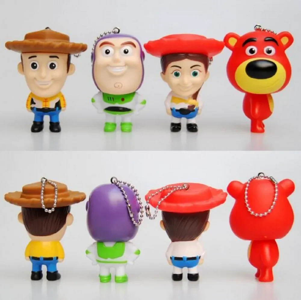 1 Pz Toy Story Figure Toy Doll Woody Buzz Light Year Jessie Rex Mr Potato Head Little Green Men Lotso Mini Baby Portachiavi Toys