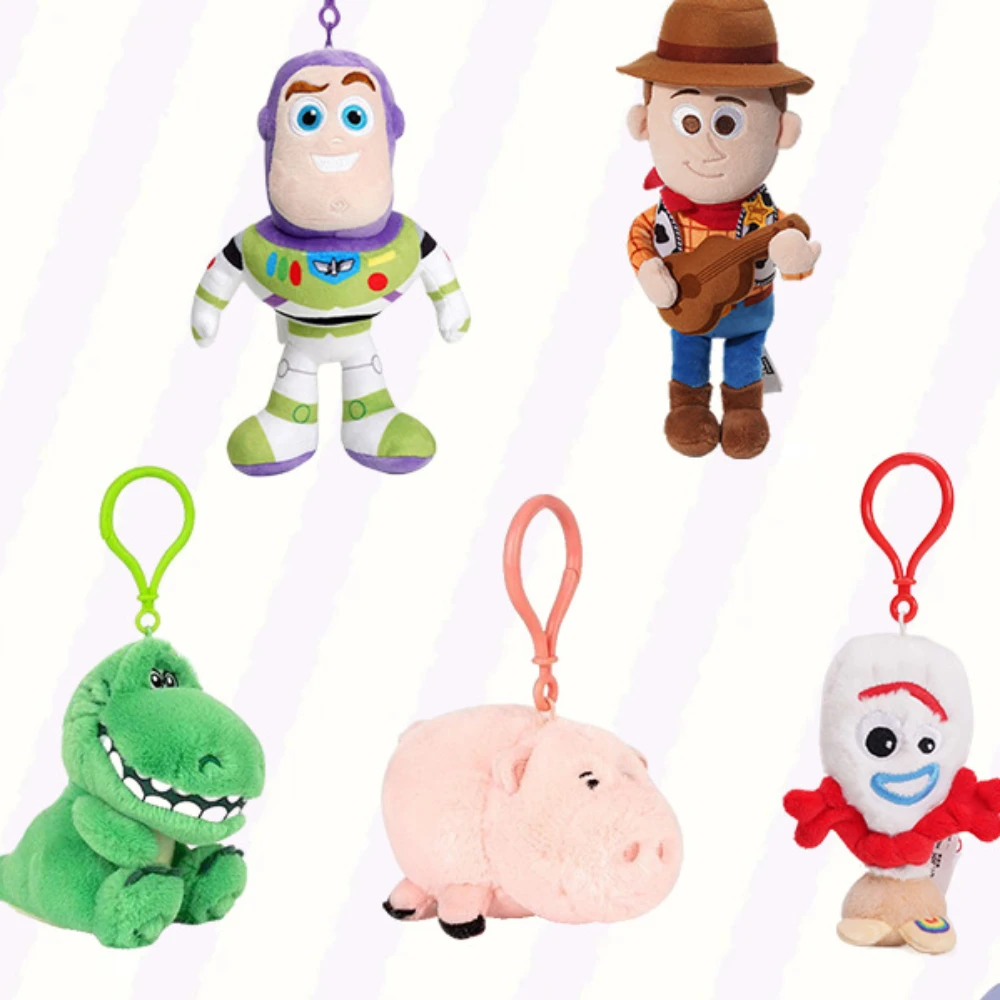 Ham Zaino Toy Story Buzz Lightyear Hang Decorazioni Forcella Ciondolo Rex Zaino Peluche Bambole Deehus Zaino Charm Hot Toys