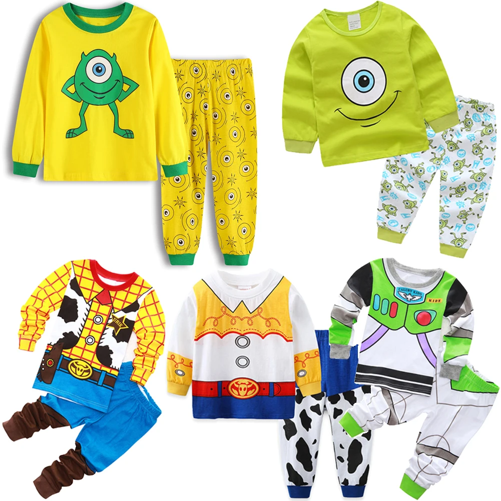 Autunno Toy Story Story Pigiama Abbigliamento Woody Tracey Buzz Lightyear Costume Di Halloween Pigiama Jessie Cotton Nightwear