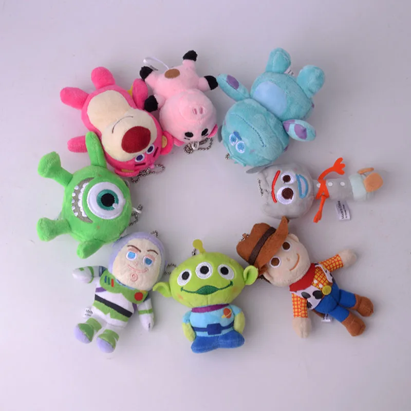 Disney Toy Story Woody & Buzz Lightyear Alien Monsters University Cute Movie Dolls Charm Hobby Toys Sorpresa Festival Gift