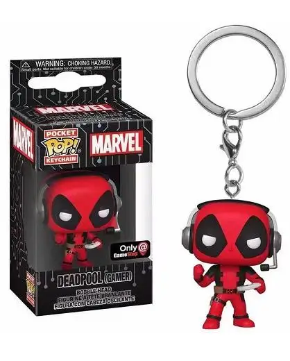 Funko Pop The Avengers Marvel Heroes Deadpool Portachiavi Western Cartoon Anime Doctor Action Figures Toys