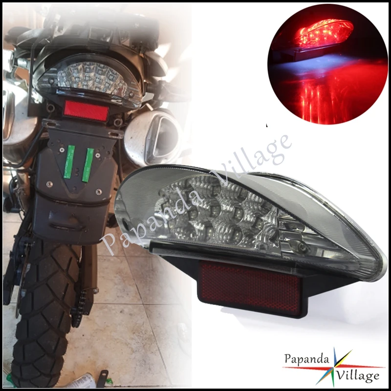 Moto 12V 16Pcs Led Fanale Posteriore Freno Stop Luce Targa Posteriore Per Bmw F650 F650 Gs F650 St F800 St R1200 Gs Series