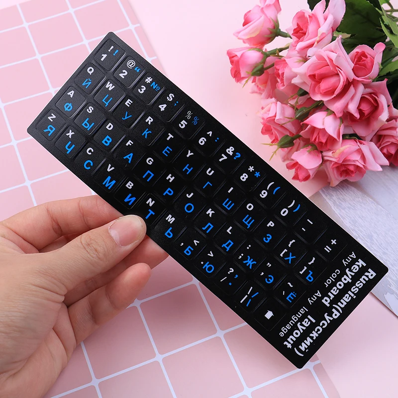 Per Mac Book Laptop Pc Keyboard 10 "A 17" Computer Standard Letter Layout Cover Per Tastiera Pellicola Adesivi Per Tastiera Russa