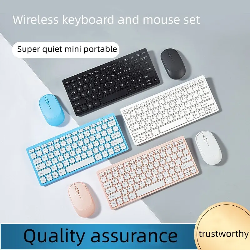2.4G Wireless Keyboard And Mouse Protable Mini Keyboard Mouse Combo Set Per Notebook Laptop Mac Desktop Pc Computer Smart Tv Ps4