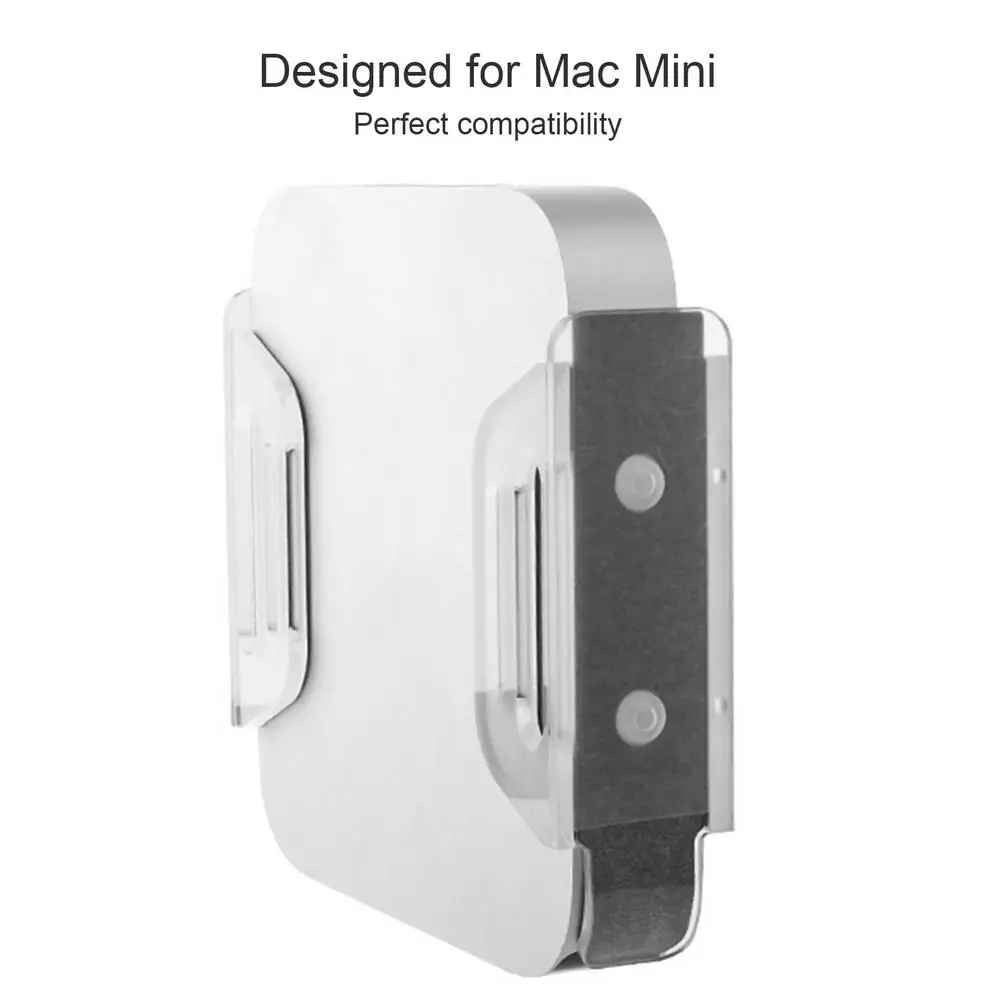 Staffa A Parete Supporto Verticale In Acrilico Per Mac Mini Laptop Supporto Da Tavolo Supporto Per Computer Antiscivolo Per Mac Mini 2010-2020