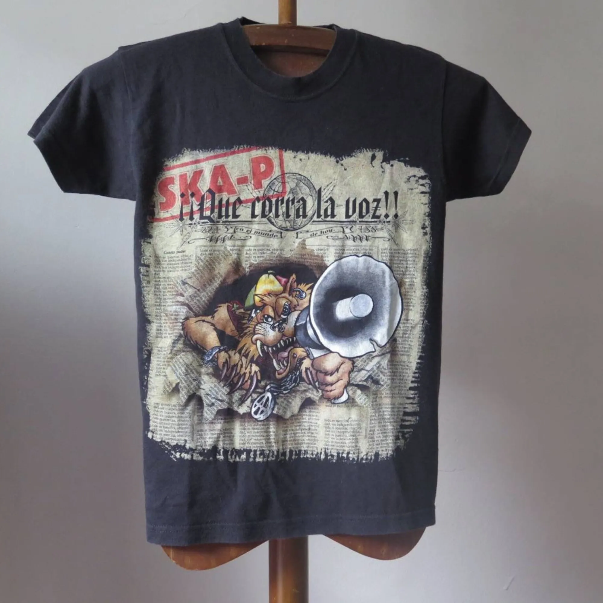 Maglietta Vintage Ska P Punk Band Tour 2002 Petite Rock Two Tone