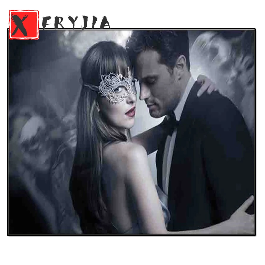 Pittura Diamante 5D Mosaico Pieno Di Strass Fifty Shades Di Grigio Ricamo 3D Punto Croce Diamante Ricamo Ricamo Ricamo Decor
