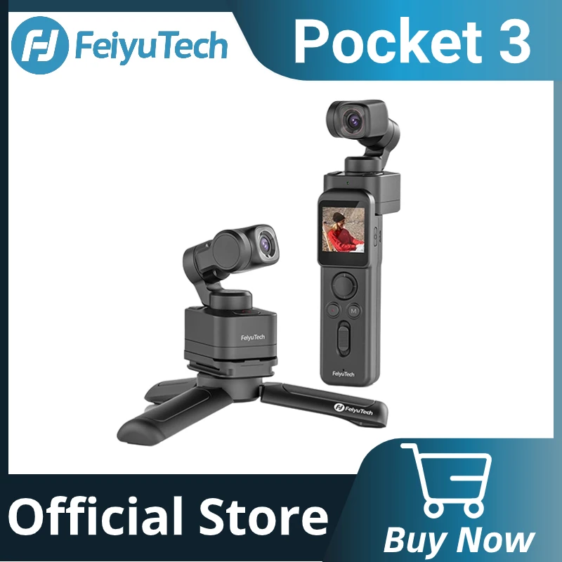 Feiyutech Feiyu Pocket 3 Stabilizzatore A 3 Assi Staccabile Senza Fili Gimbal Camera 4 K60Fps Riprese Magnetiche Attacco Ai Tracking Follow
