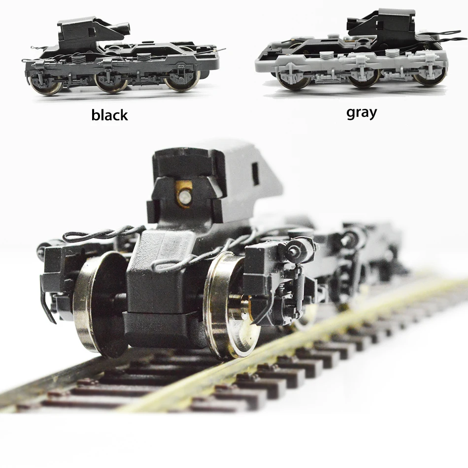 Ho Train Wheel Rack Locomotiva Freight Bogie Model Scale 1:87 Per Sand Table Scene Railway Universal Track Accessories Diorama