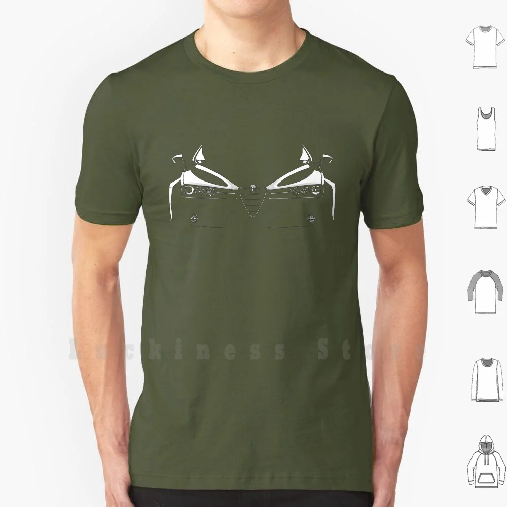 Alfa Romeo Brera T Shirt Cotone Fai Da Te Big Size S-6Xl Alfa Romeo Brera 159 Car Racing Rally Tuning Shade Shadows