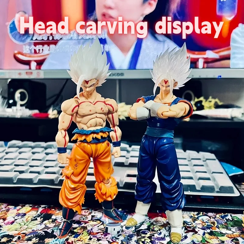 In Magazzino Dragon Ball Sh Figuarts Shf Lfma Shirakami White Goku Gogeta Son Gohan Anime Action Figures Giocattoli Modelli Collettore
