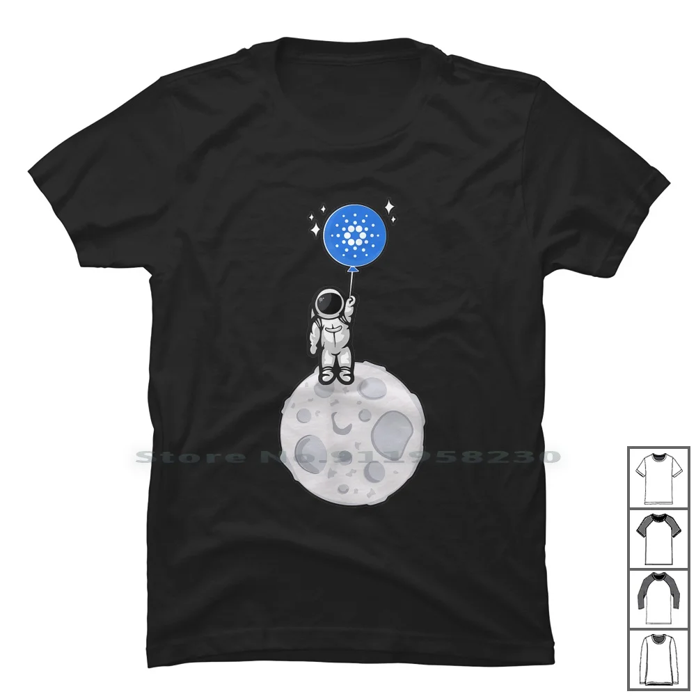 Cardano Ada Shirt , Ada Crypto Coin Criptovaluta Commerciante T Shirt T Shirt 100% Cotone Valuta Commercio Crypt Coin Card Ade Ada To