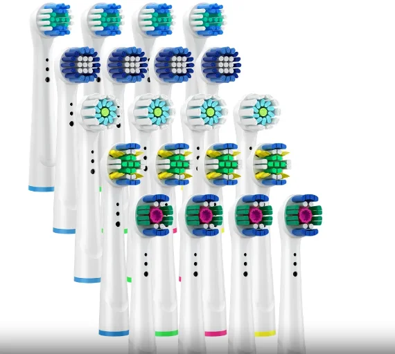 Testina Di Ricambio Da 20 Pezzi Per Testine Orali B Testine Per Spazzolino Per Braun Oral-B D12 D16 Ugelli Junior Vitality D20 Db4510 /6500
