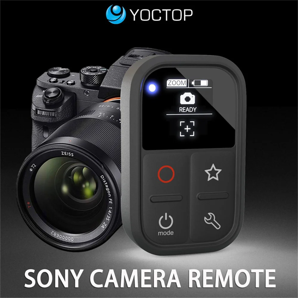 Telecomando Per Fotocamere Sony Con Schermo Oled Compatibile Con Rmt-P1 Per A7M3 A6400 Zv-1 A7C A1 E10 Rx100 Wireless