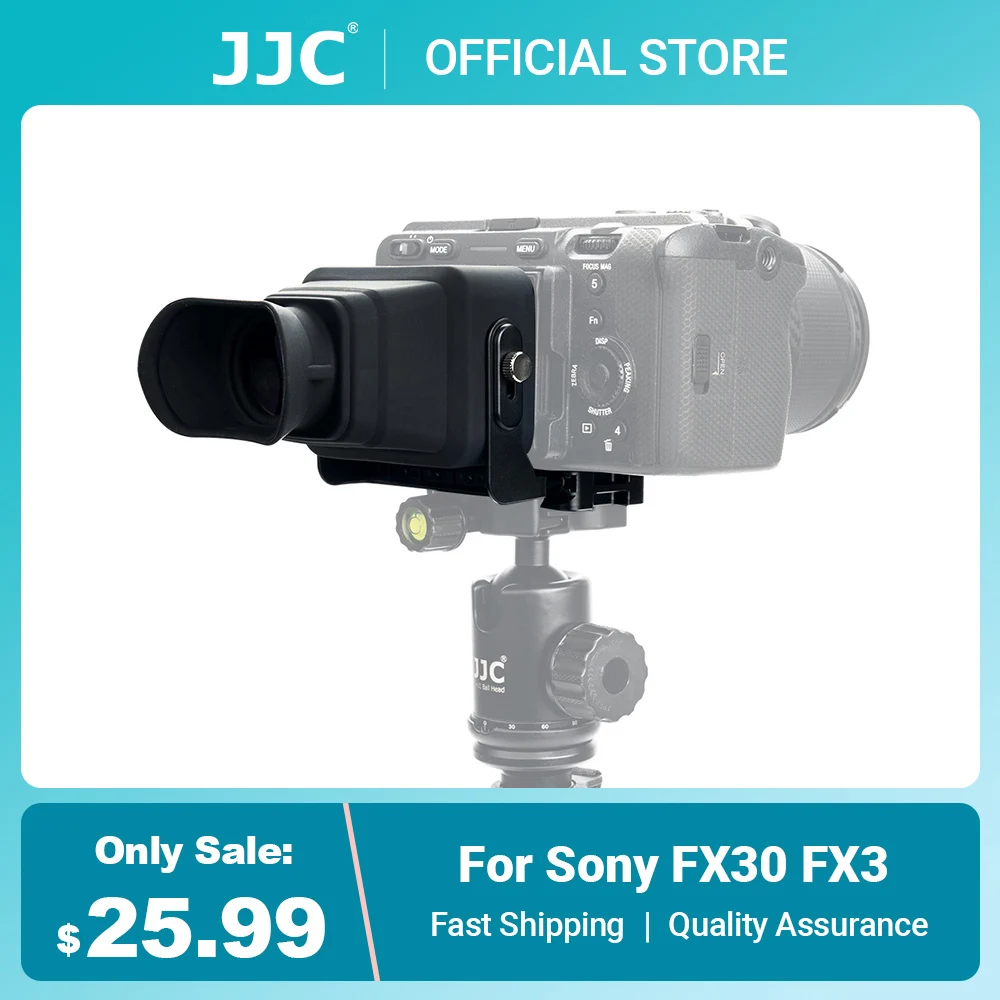 Jjc Viewfinder Soft Silicone Lcd Screen Viewfinder Pieghevole View Finder Per Nikon Sony Fx30 Fx3 A7Cr A7C Ii Accessori Per Fotocamere