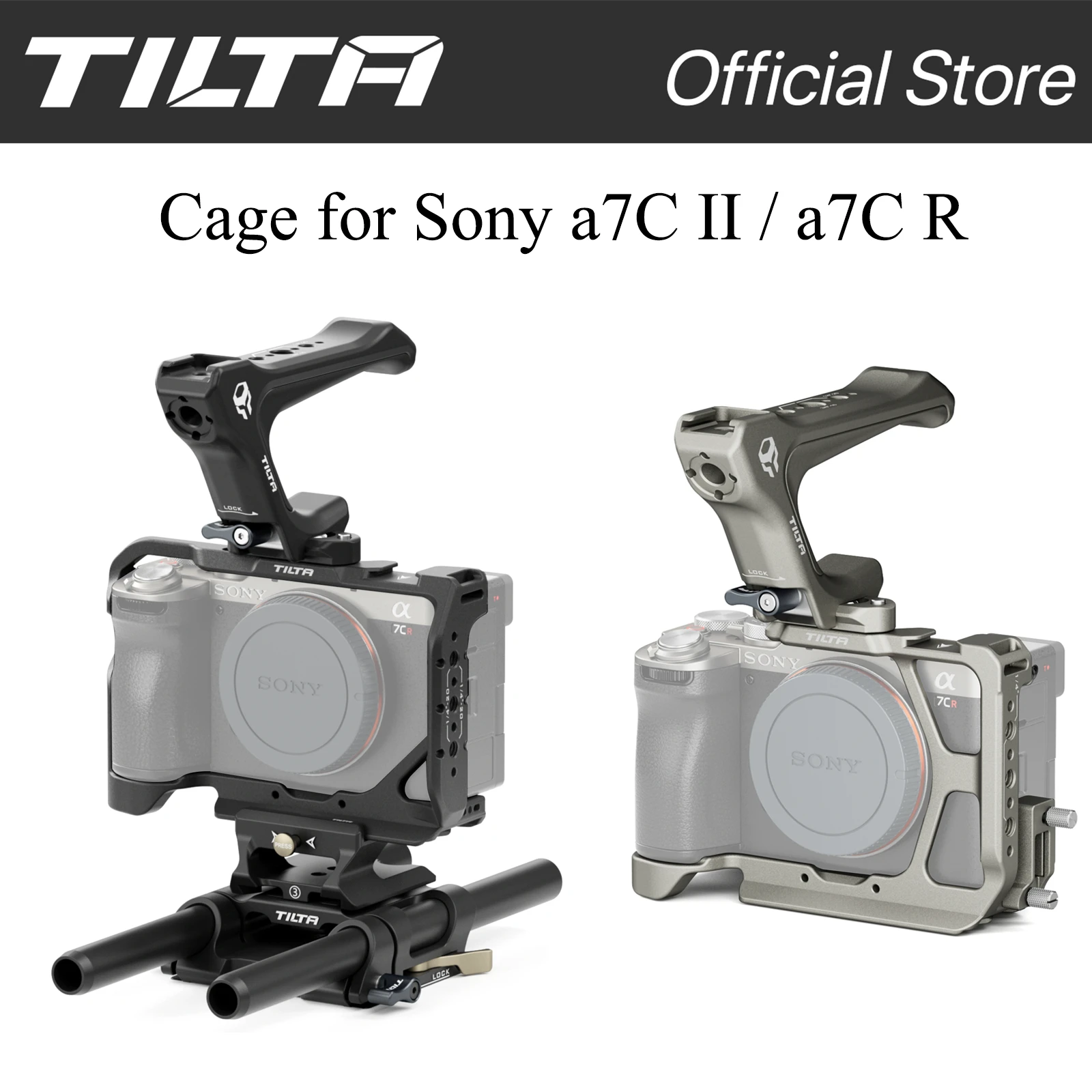 Gabbia Per Fotocamera Tilta A7C Ii/A7C R Per Kit Base Sony A7C Ii / A7C R-Nero