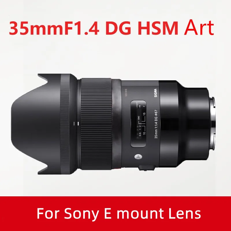 Obiettivo Sigma 35Mm F/1.4 Dg Hsm Art Per Obiettivo Sony E Mount Per Fotocamera Sony A7 A7Ii A7M3 A7M4 A7Iv A7C A7R A7R3 A7S Obiettivo 35Mm F1.4