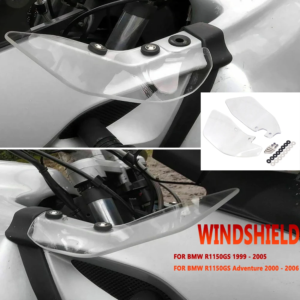 New Motorcycle Side Wind Deflectors Pair Fairing Screen Windshield Windscreen For Bmw R 1150 Gs R1150Gs R1150 Gs Adv Adventure