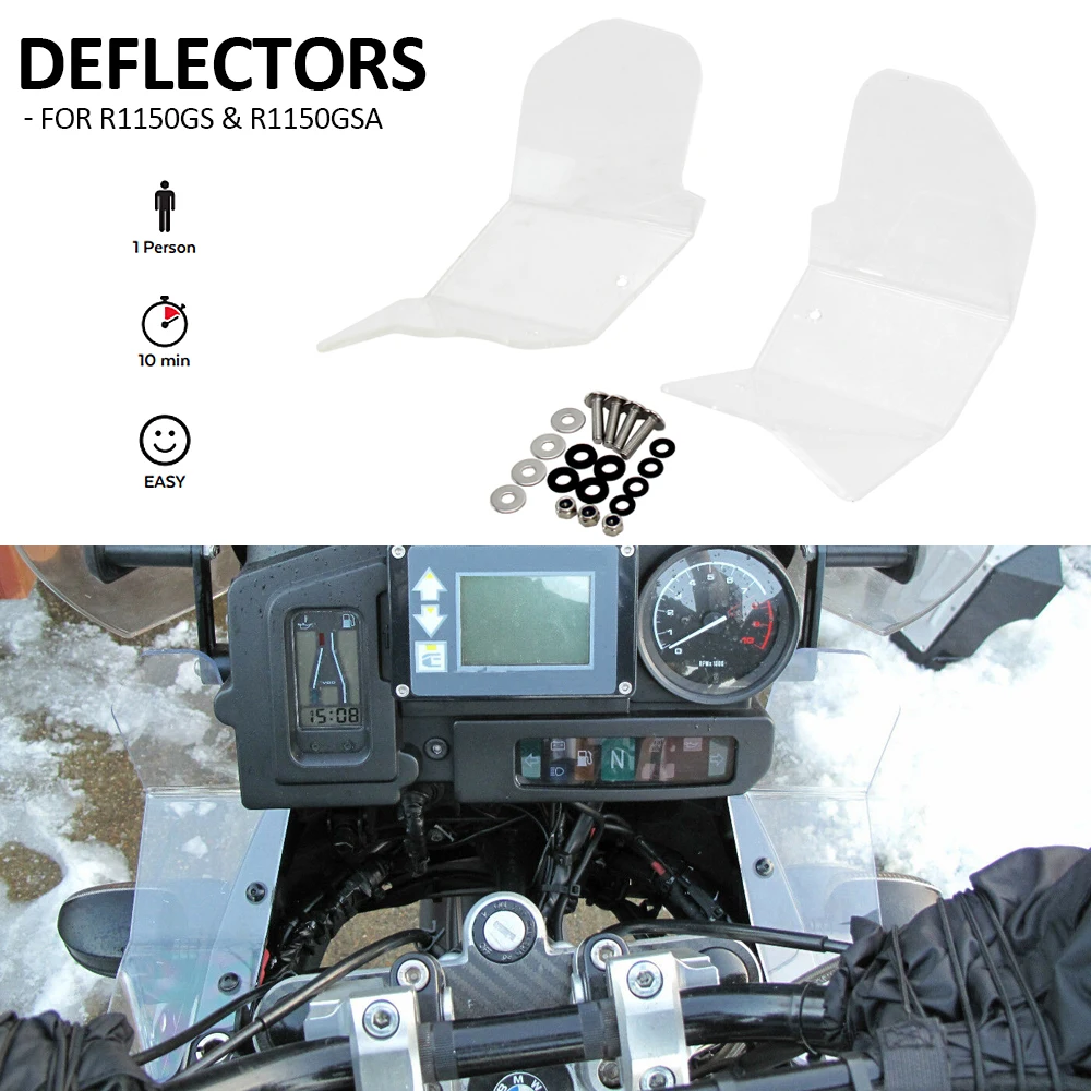 R 1150 Gs Parabrezza Moto Parabrezza Deflettore Antivento Paramano Nuovo Per Bmw R1150Gs R1150Gsa R 1150 Gs R 1150 Gsa