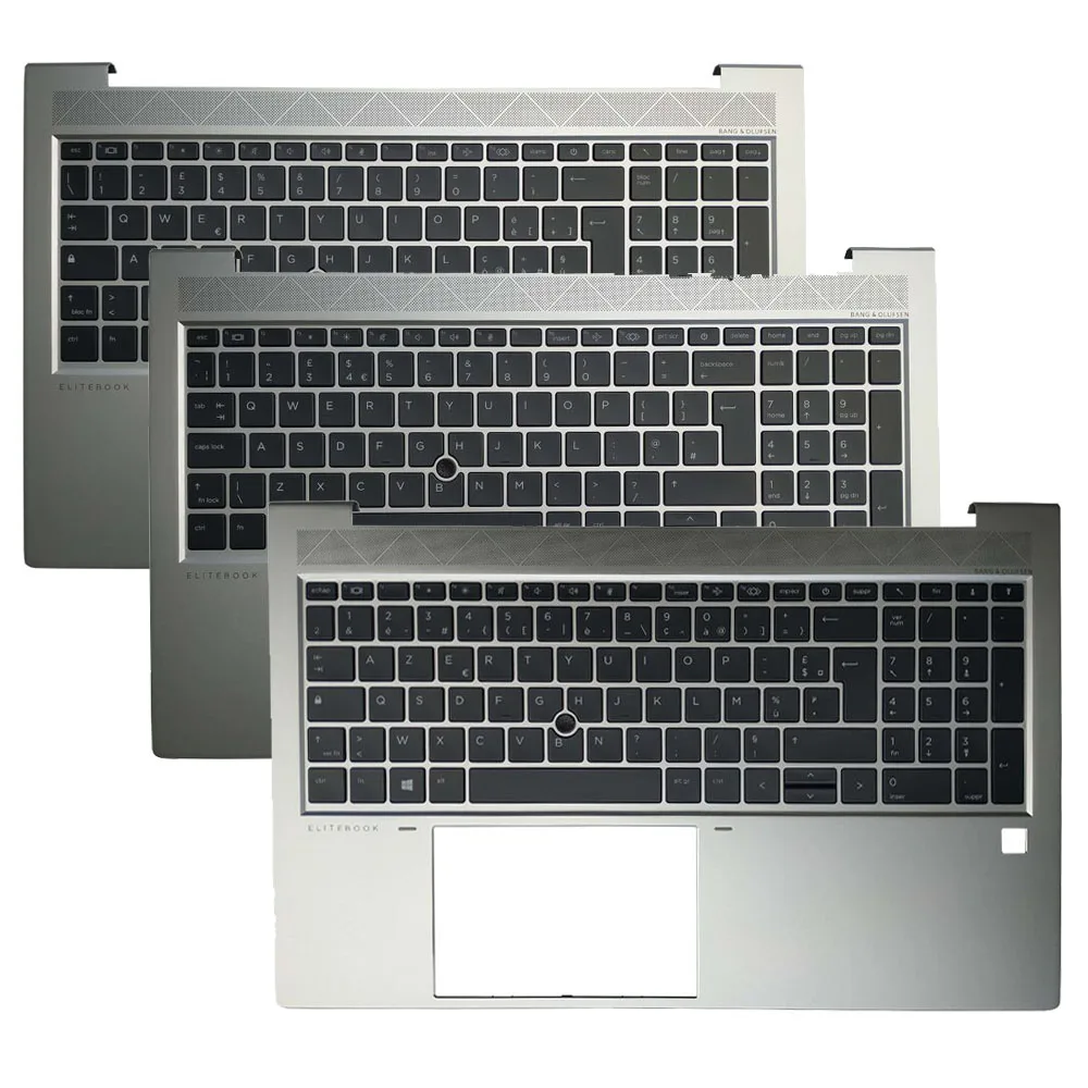 Nuova Tastiera Uk/French/Italy Per Hp Elitebook 855 850 G8 G7 Con Custodia Superiore Poggiapolsi