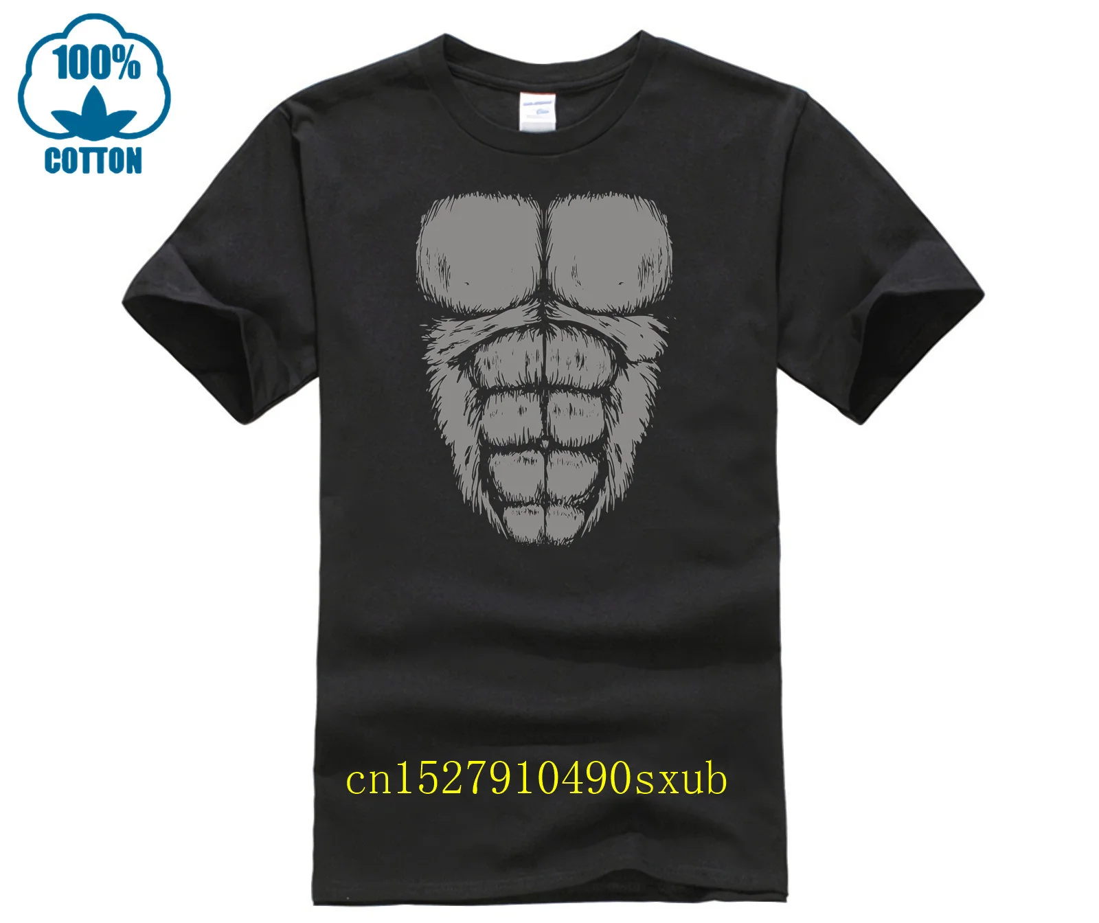 Ottieni Gorilla Muscoli Del Torace Maglietta In Costume Abs Regalo Di Halloween