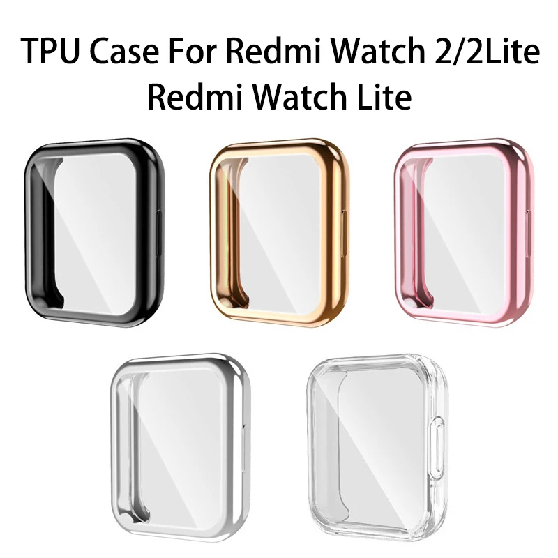 Custodia Protettiva Per Schermo Xiaomi Redmi Watch Per Xiaomi Mi Watch Lite Redmi Watch 2 Cover Smart Redmi Watch 2 Lite Custodia Protettiva