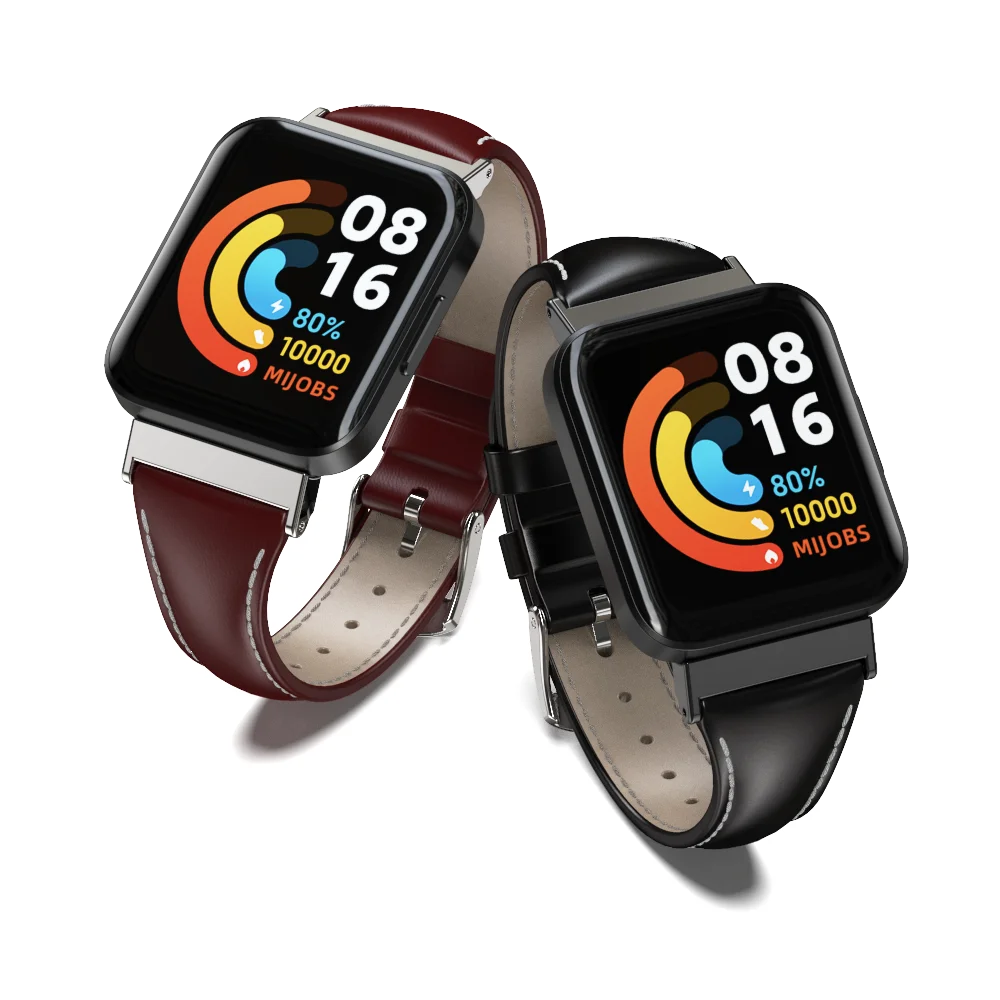 Cinturino In Pelle Per Redmi Watch 2 Lite Bracciale Per Xiaomi Mi Watch Lite Cinturino Per Redmi Watch 2/2 Lite Correa Band Accessori