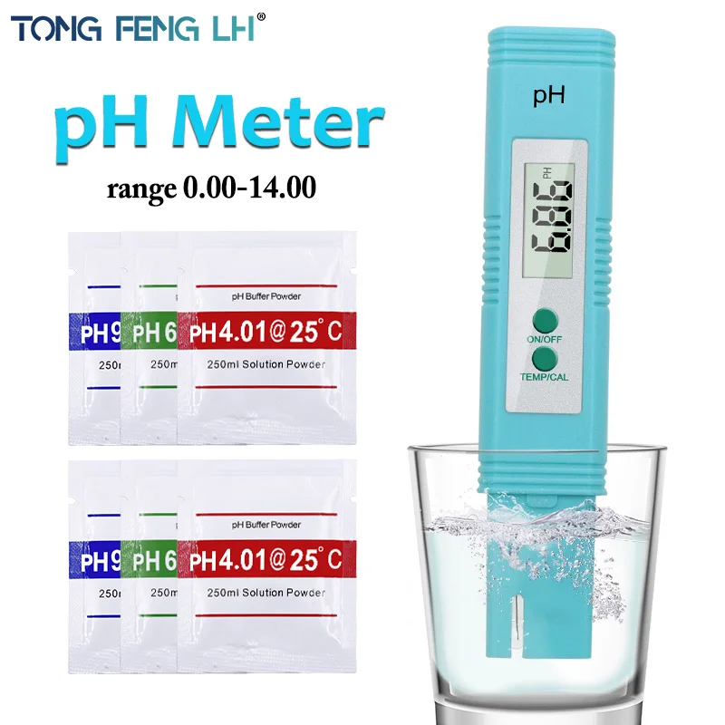 Digital Ph Del Tester Del Tester Per Acqua Cibo Acquario Piscina Idroponica Formato Tascabile Ph Tester Atc Compensazione Della Temperatura Di Prova