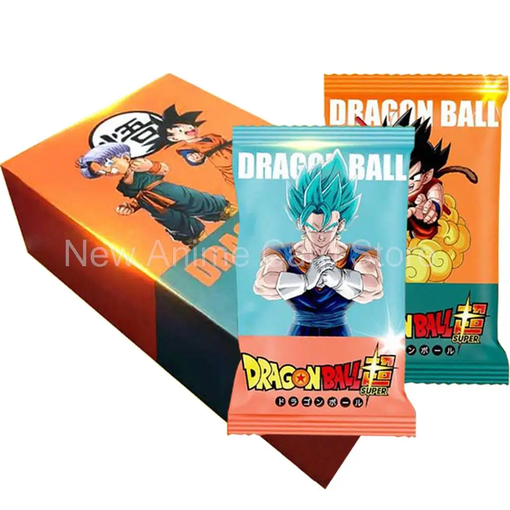 New Super Dragon Ball Cards For Child 30Th Anniversary Anime Figures Son Goku Hero Saiyan Vegeta Iv Bronz Barrage Card Table Toy