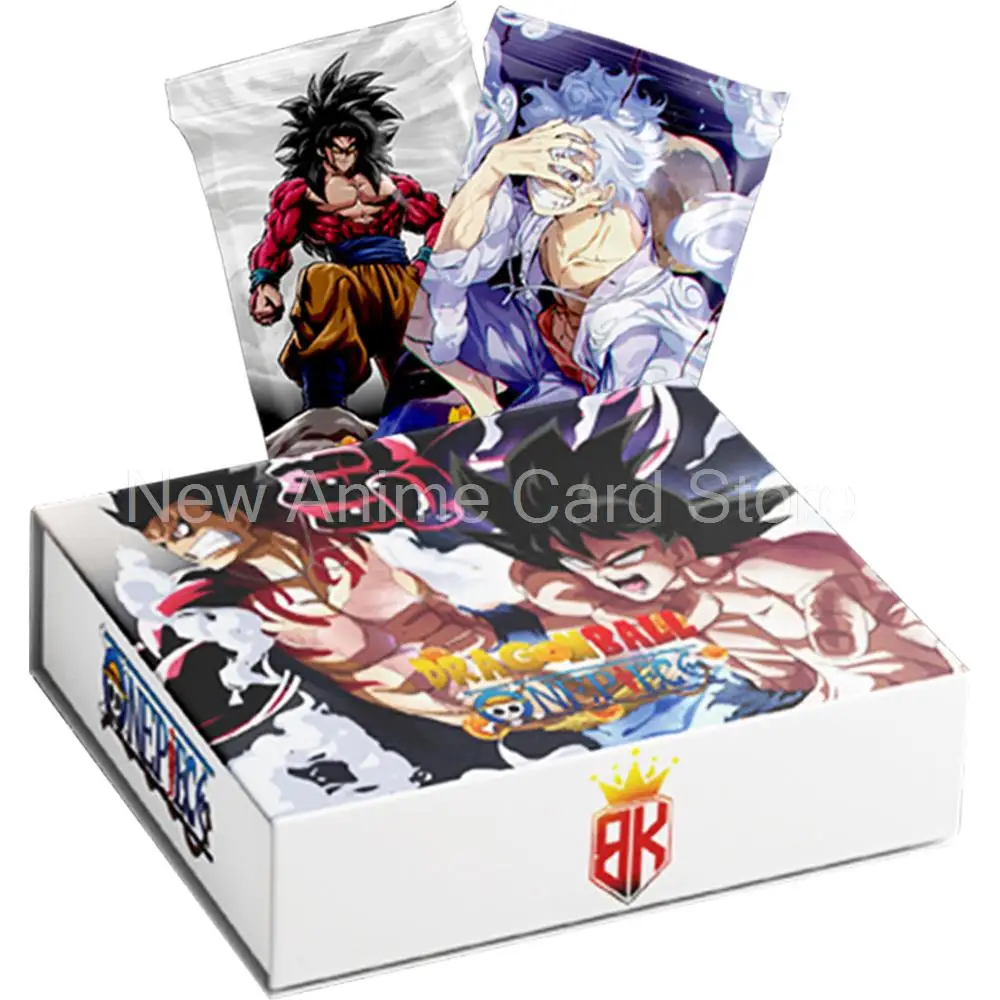 Super Dragon Ball & One Piece Cards For Child 30Th Anniversary Anime Figures Son Goku Hero Saiyan Vegeta Iv Bronz Barrage Card
