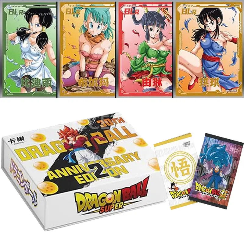 Dragon Ball Cards Collection Booster Box Son Goku Super Saiyan Vegeta Tcg Limited Edition Anime Figures Hero Rare Flash Cards