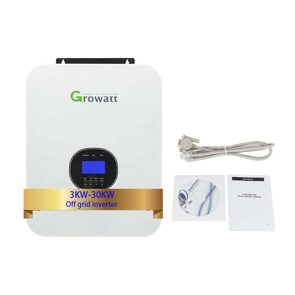 Growatt Spf 3000Tl Tensione Batteria Hvm 48V 3Kw Inverter Monofase Off Grid Con Funzione Parallela