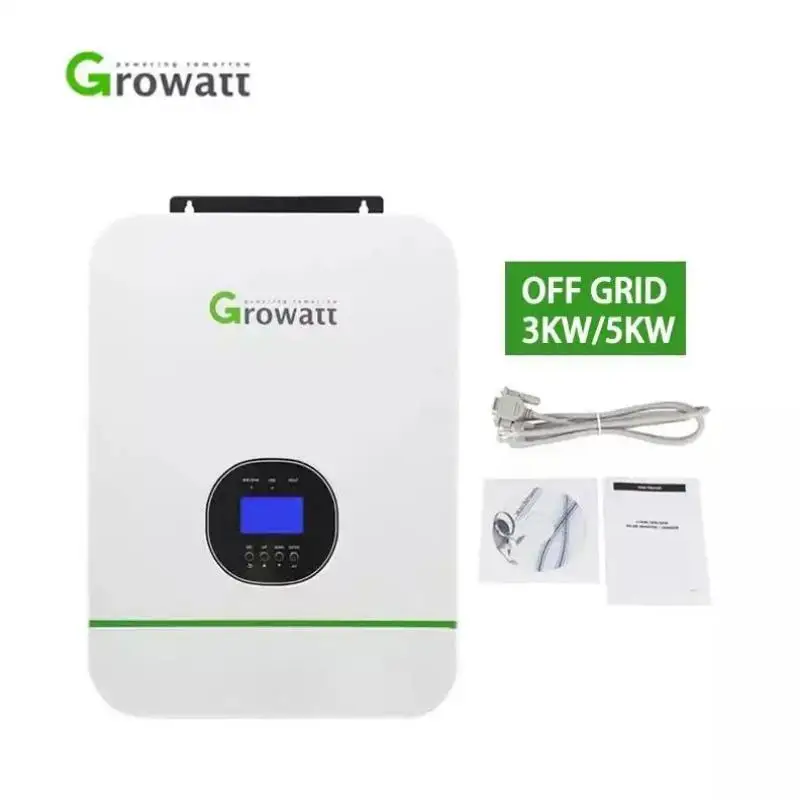 Versione Europea Growatt Spf 3000Tl Hvm-24/48 Off Grid Falownik Monofase 50Hz/60Hz Con Inverter Solare 2 Mppt