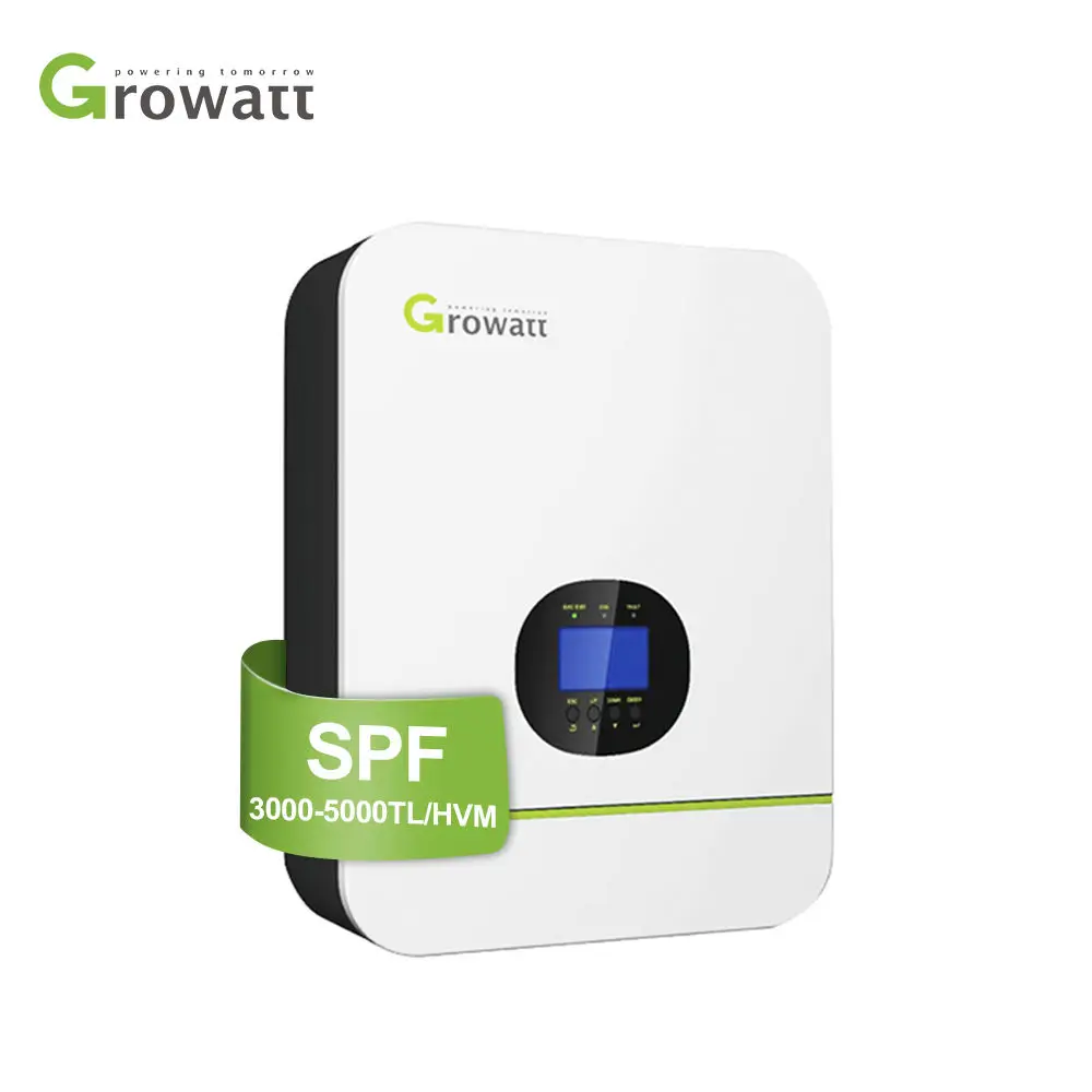 Growatt Spf3000Tl Hvm-24 Hvm-48 24V 48V One Phase Peakays A Buon Mercato Dc Ac Inverter Solare Con Modulo Wifi